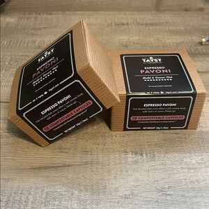 Nespresso Original Compatible Espresso Pavoni Compostable Capsules - Set of 2